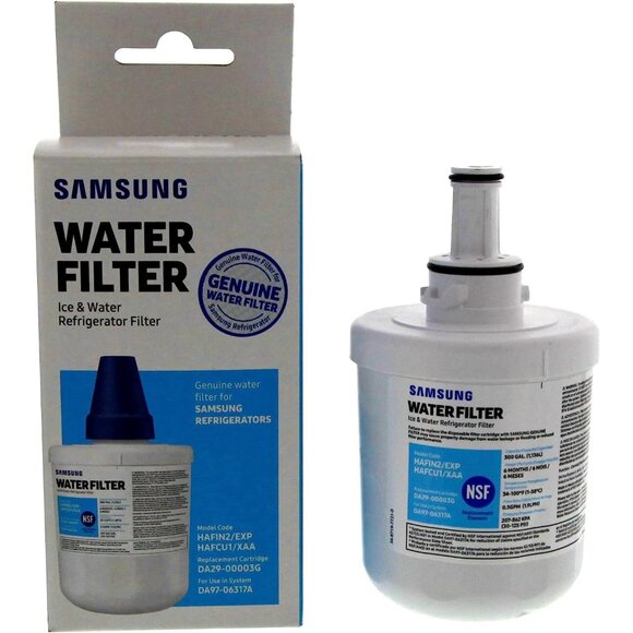 SAMSUNG Genuine DA29-00003G Refrigerator Water Filter - Carbon Block Filtration - Picture 1 of 8